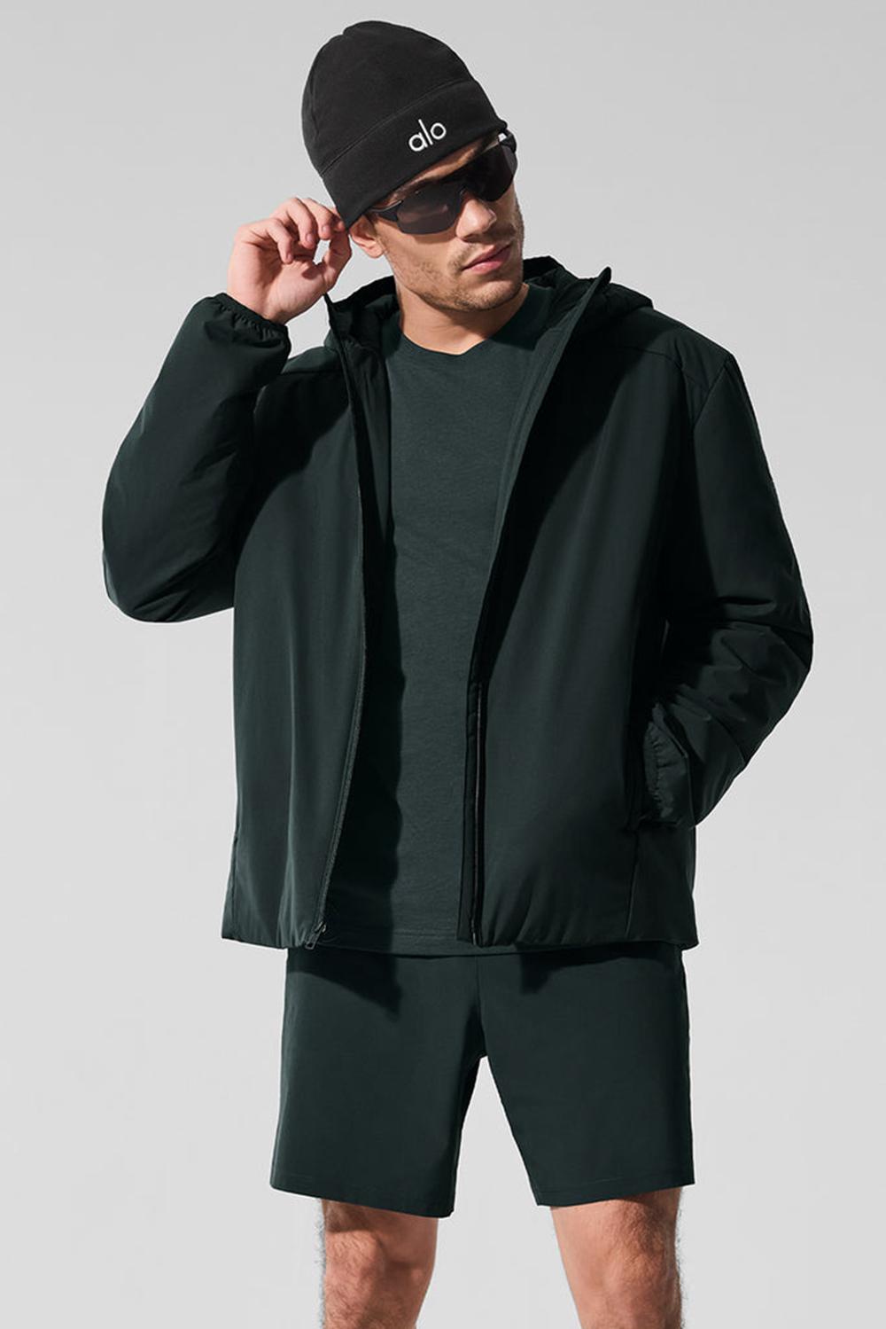 Alo Yoga Elemental Full-Zip Uomo Giacca Verdi | Italia  JCS-405867