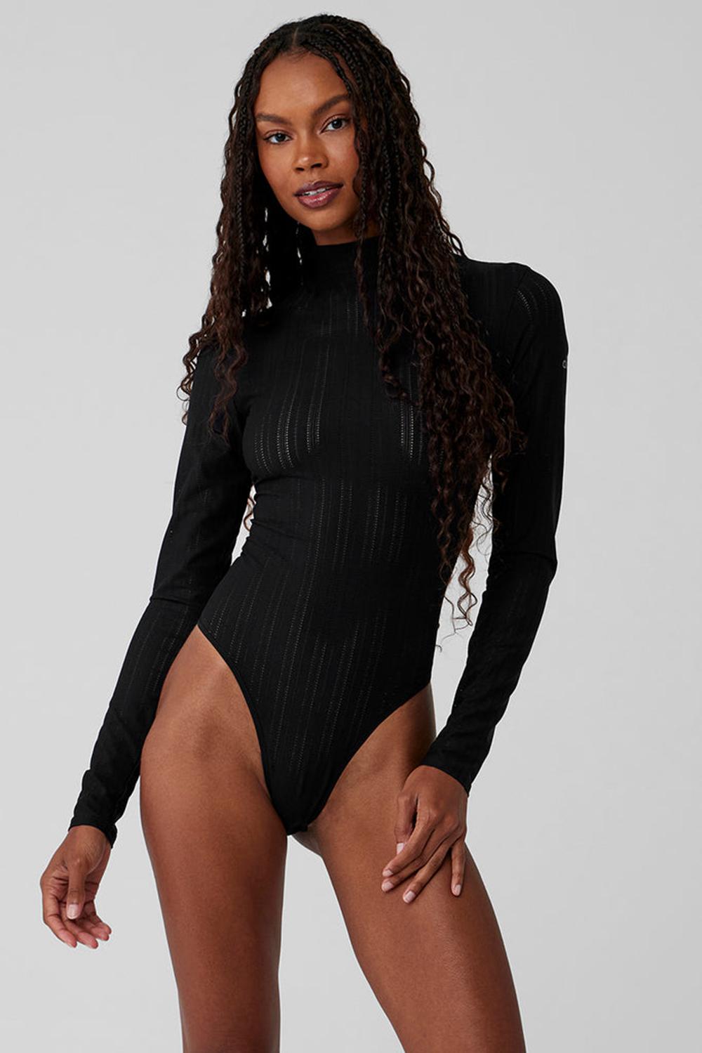 Alo Yoga Euphoria Long Sleeve Donna Body Nere | Italia  EIT-107526