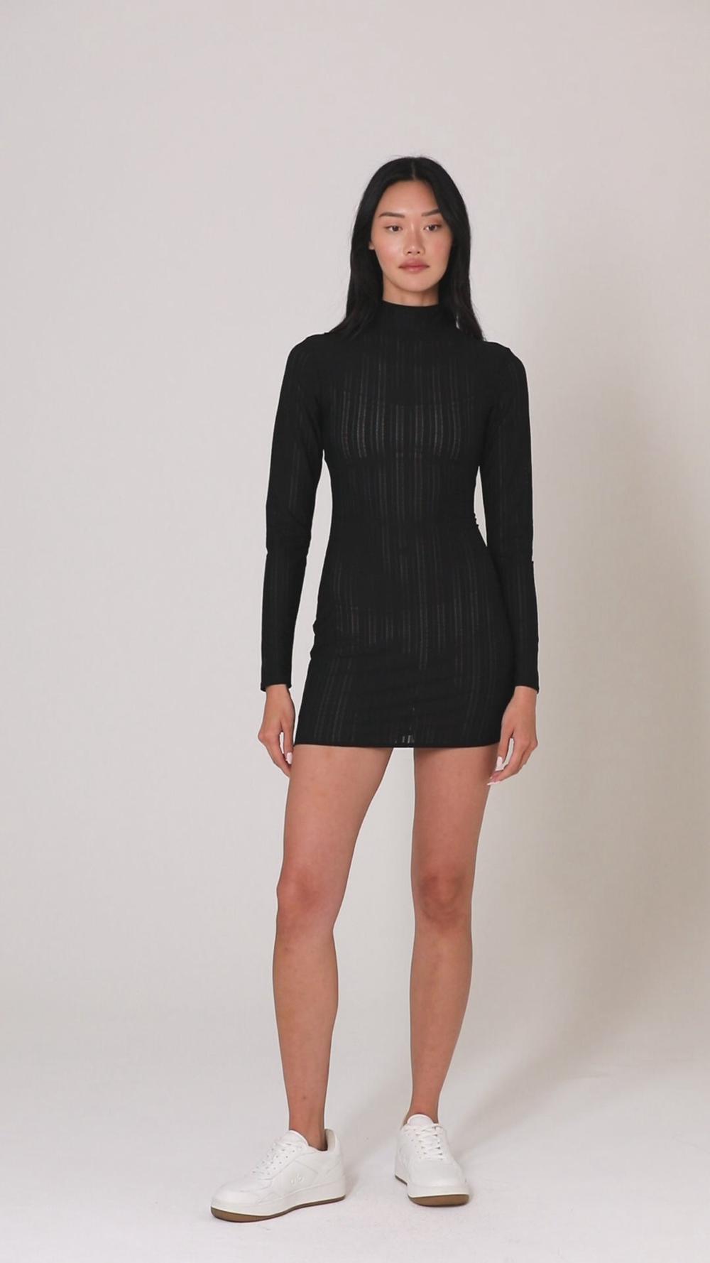 Alo Yoga Euphoria Long Sleeve Donna Vestito Nere | Italia  YHK-874652