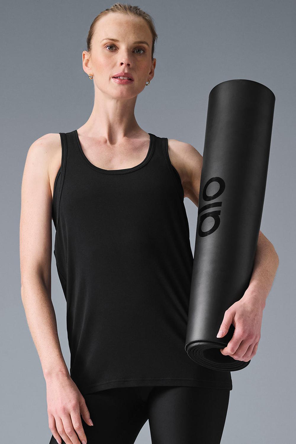 Alo Yoga Everyday Modal Rib Donna Tank Nere | Italia  HPY-609247