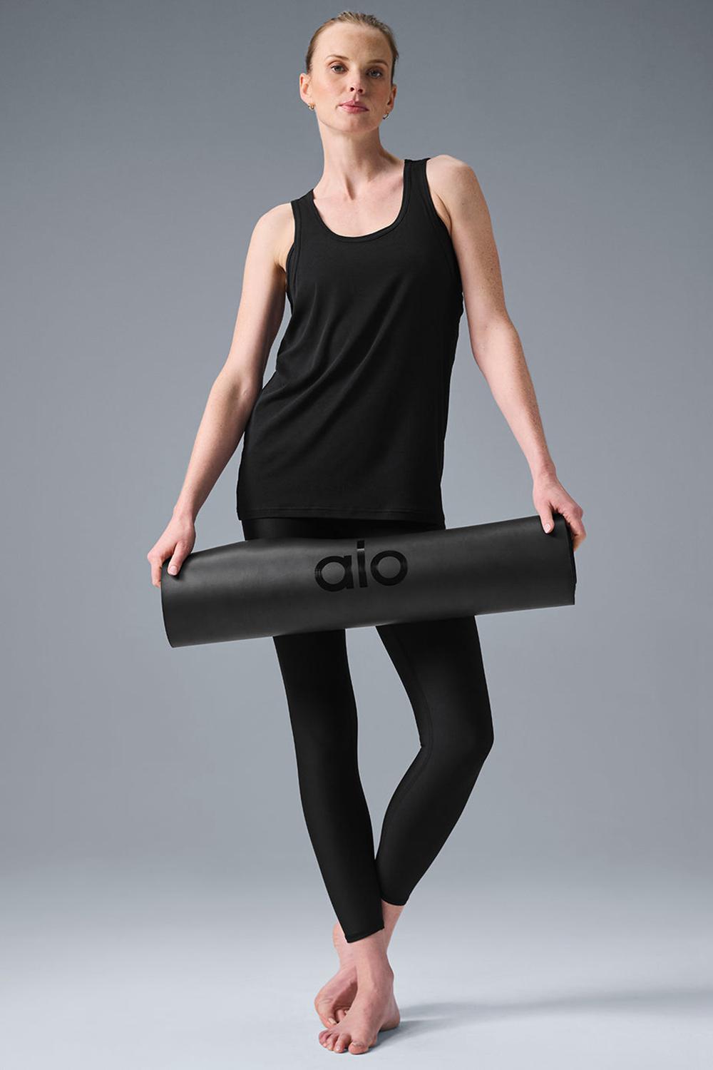 Alo Yoga Everyday Modal Rib Donna Tank Nere | Italia  HPY-609247