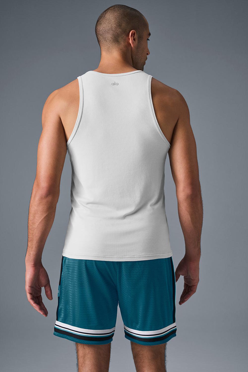 Alo Yoga Everyday Modal Rib Uomo Tank Bianche | Italia  WAZ-371654