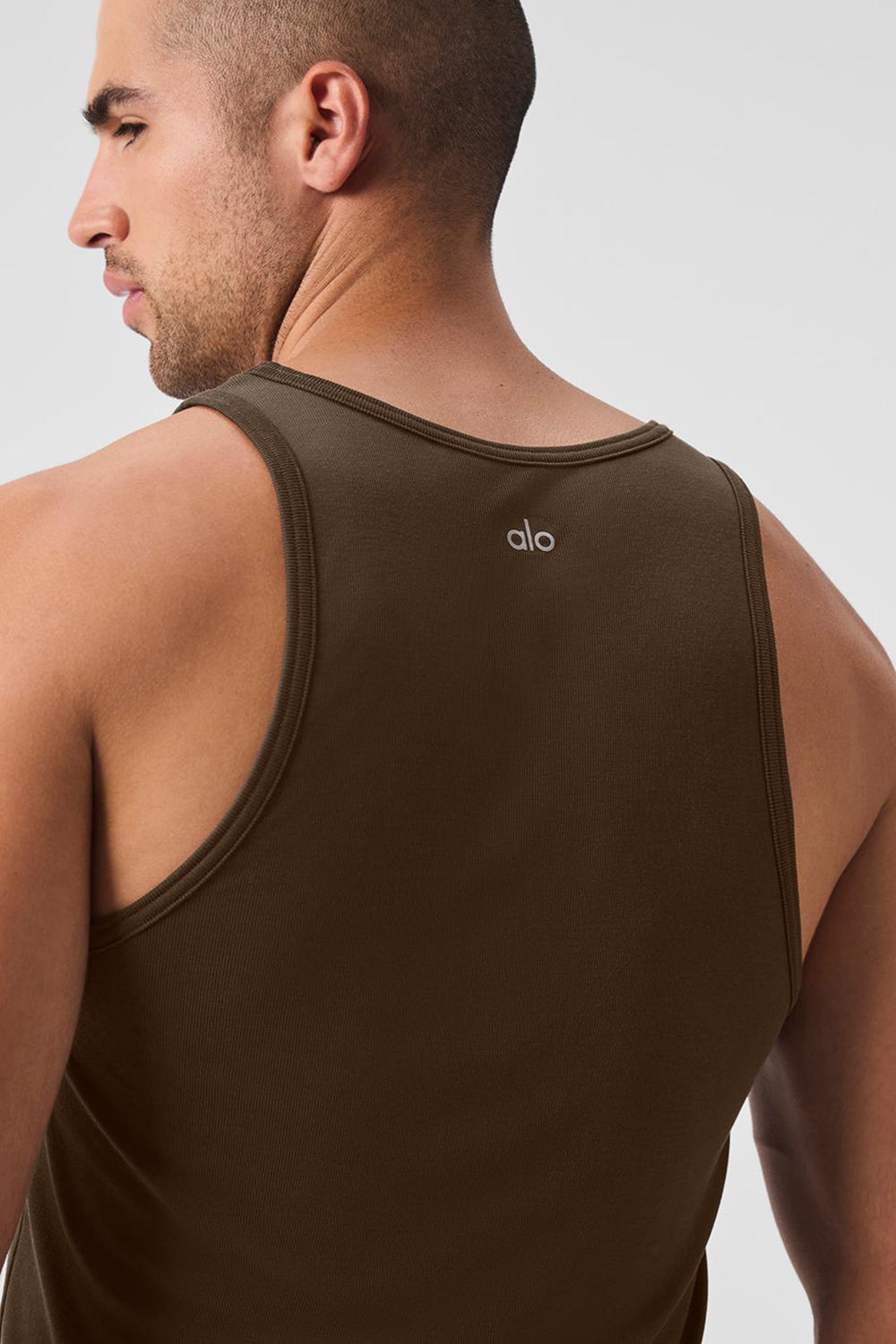 Alo Yoga Everyday Modal Rib Uomo Tank Espresso | Italia  KXH-958601
