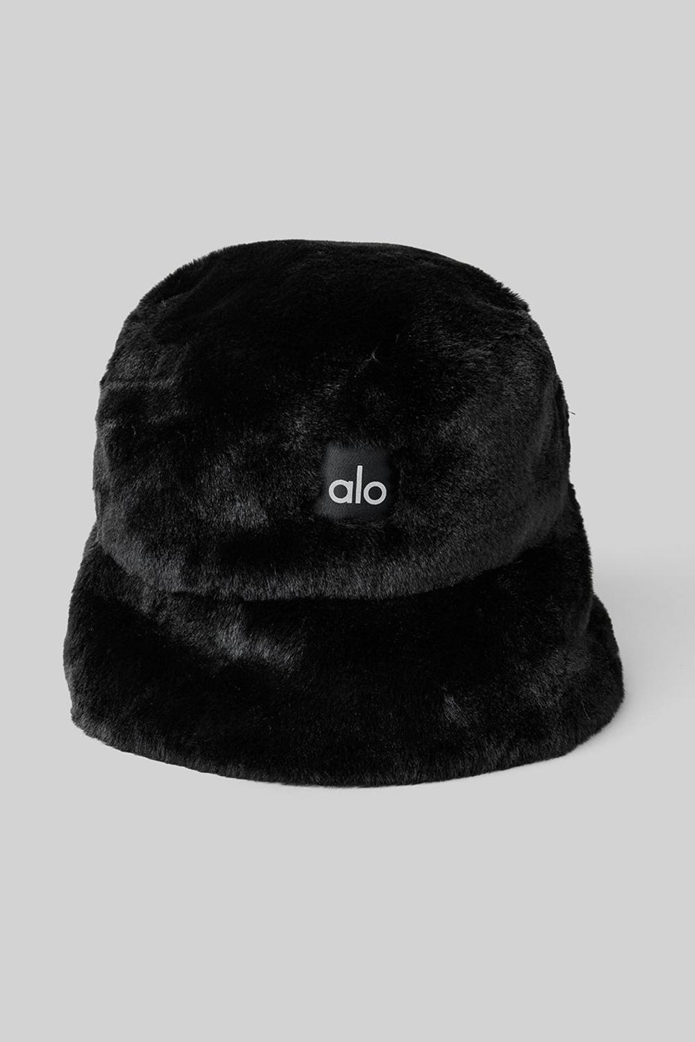 Alo Yoga Faux Fur Donna Bucket Hat Nere | Italia  VPK-408257
