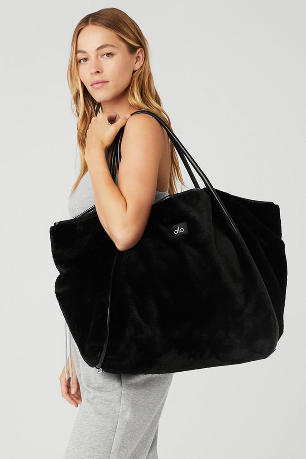Alo Yoga Faux Fur Donna Tote Nere | Italia  SUO-507926