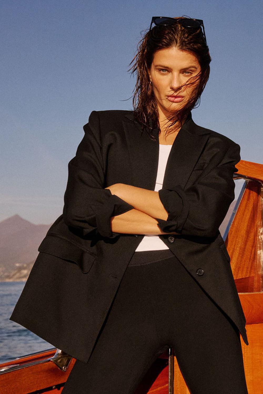 Alo Yoga First-Class Donna Blazer Nere | Italia  OCY-124380