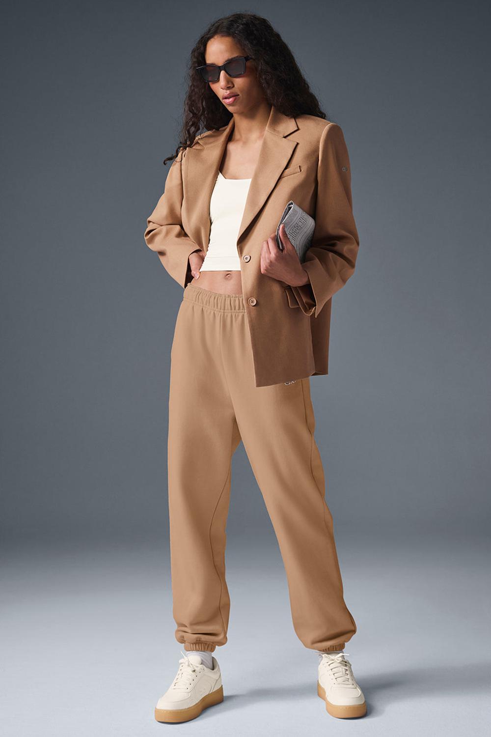 Alo Yoga First-Class Donna Blazer Toasted Almond | Italia  GBN-673192