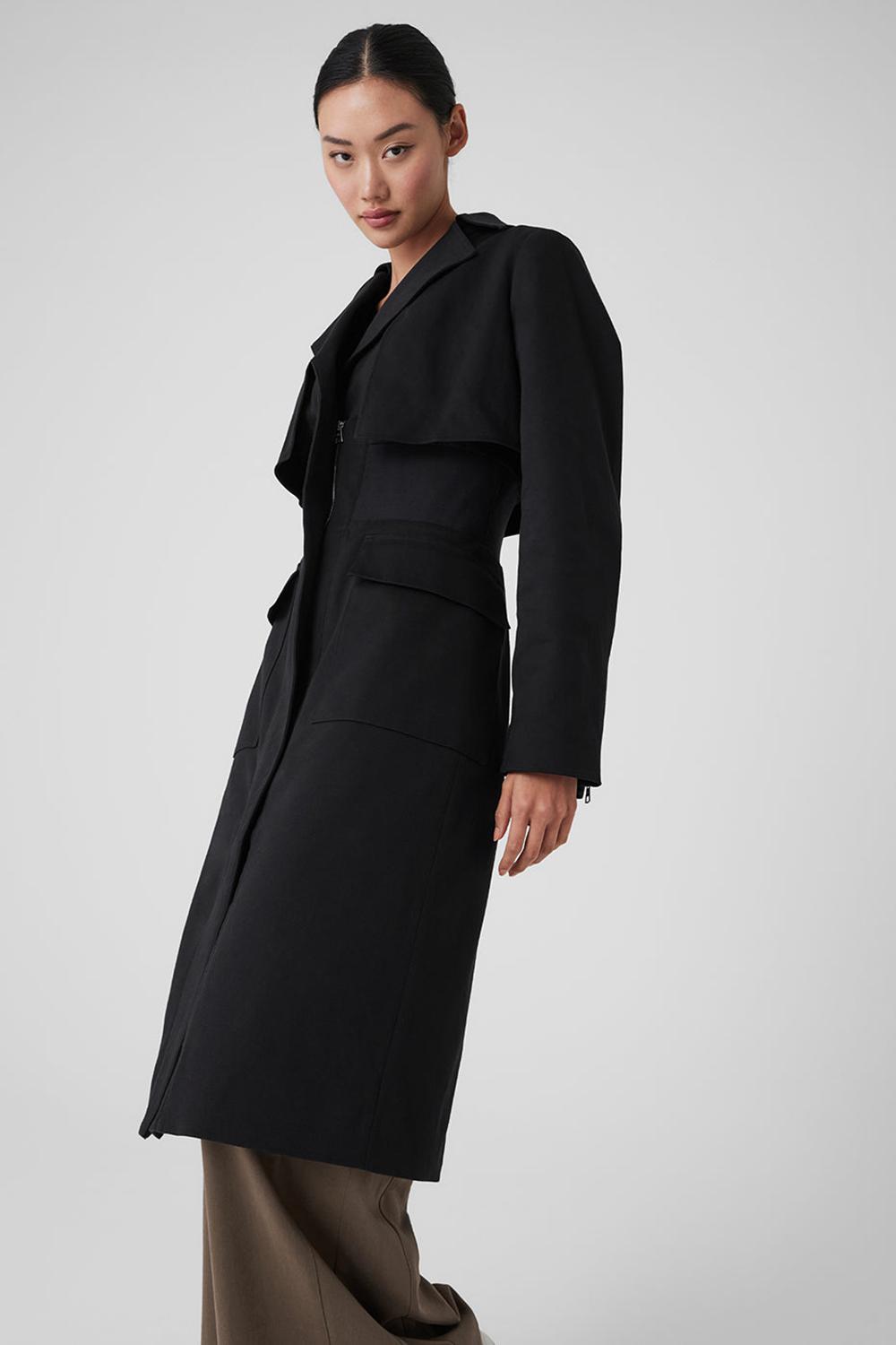 Alo Yoga Formation Donna Trench Nere | Italia  NFE-716509