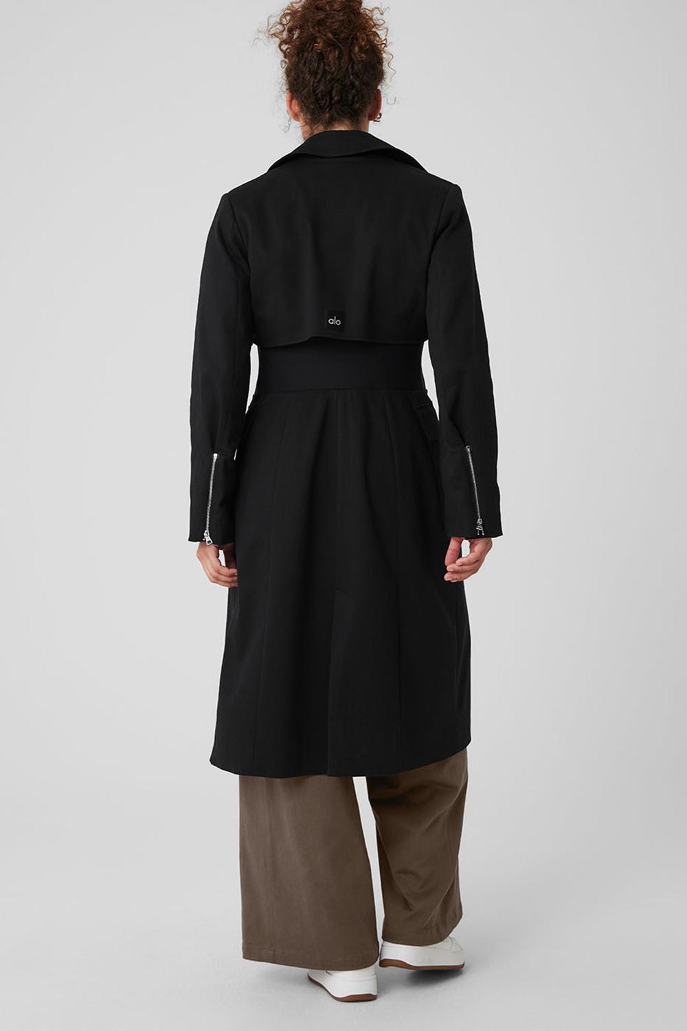 Alo Yoga Formation Donna Trench Nere | Italia  NFE-716509