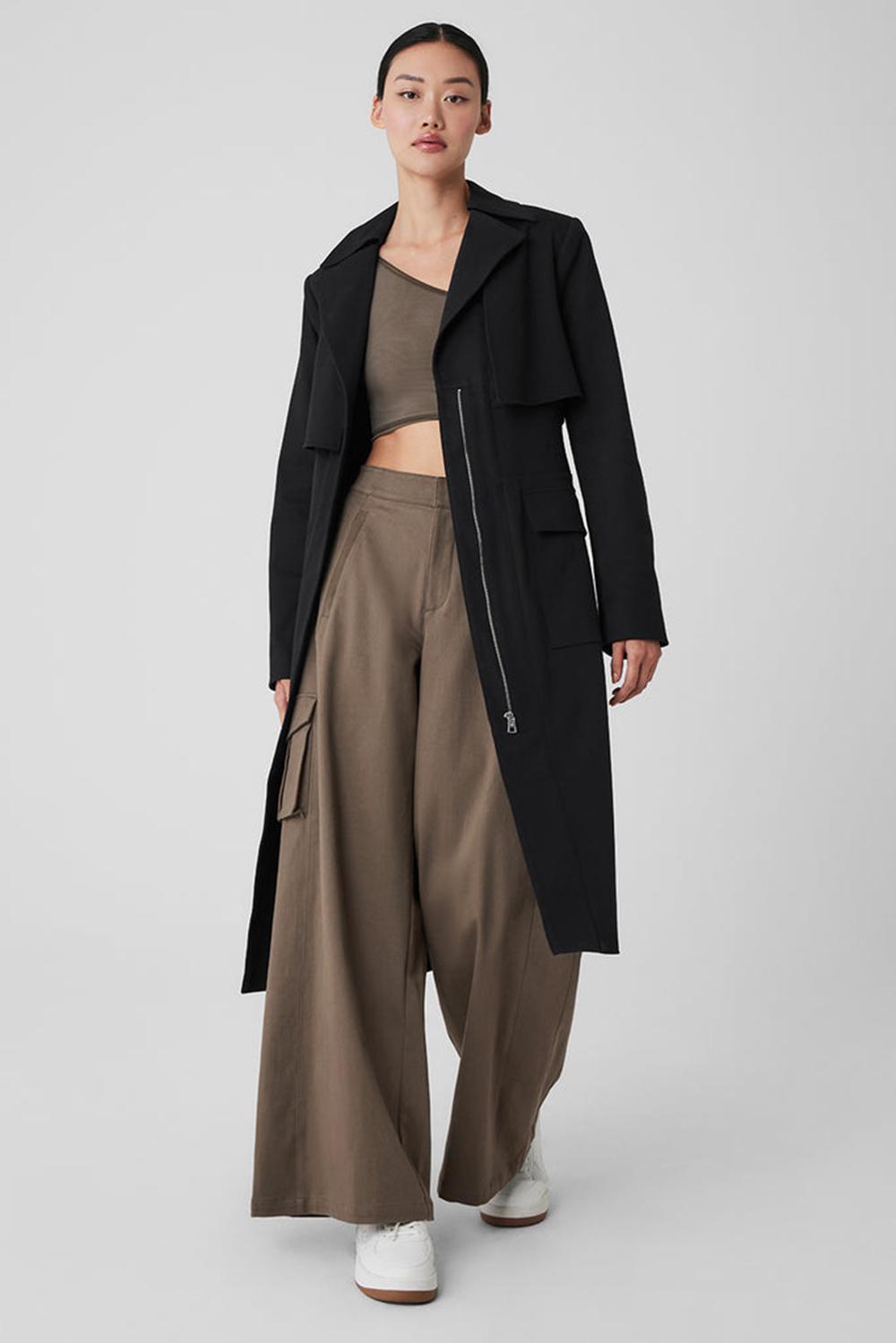 Alo Yoga Formation Donna Trench Nere | Italia  NFE-716509