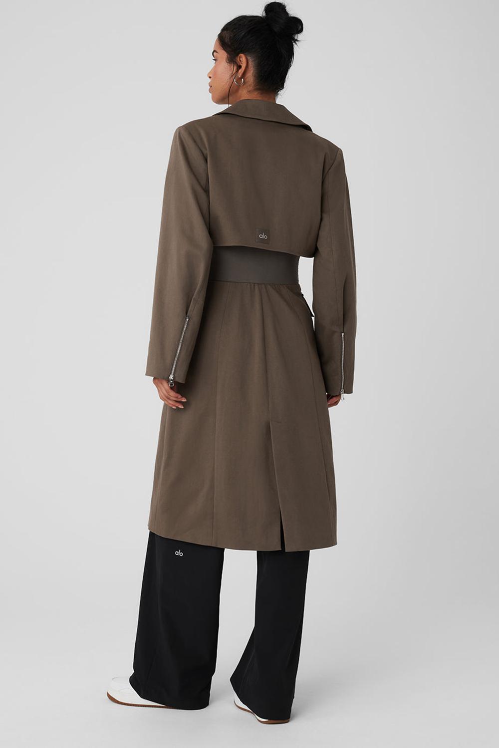 Alo Yoga Formation Donna Trench Verde Oliva | Italia  NXV-703126