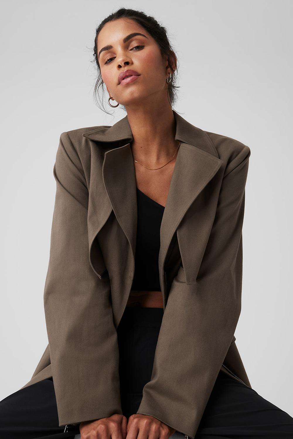 Alo Yoga Formation Donna Trench Verde Oliva | Italia  NXV-703126