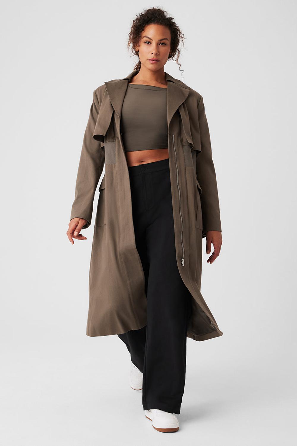 Alo Yoga Formation Donna Trench Verde Oliva | Italia  NXV-703126