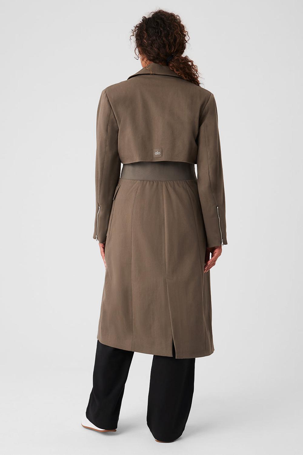 Alo Yoga Formation Donna Trench Verde Oliva | Italia  NXV-703126