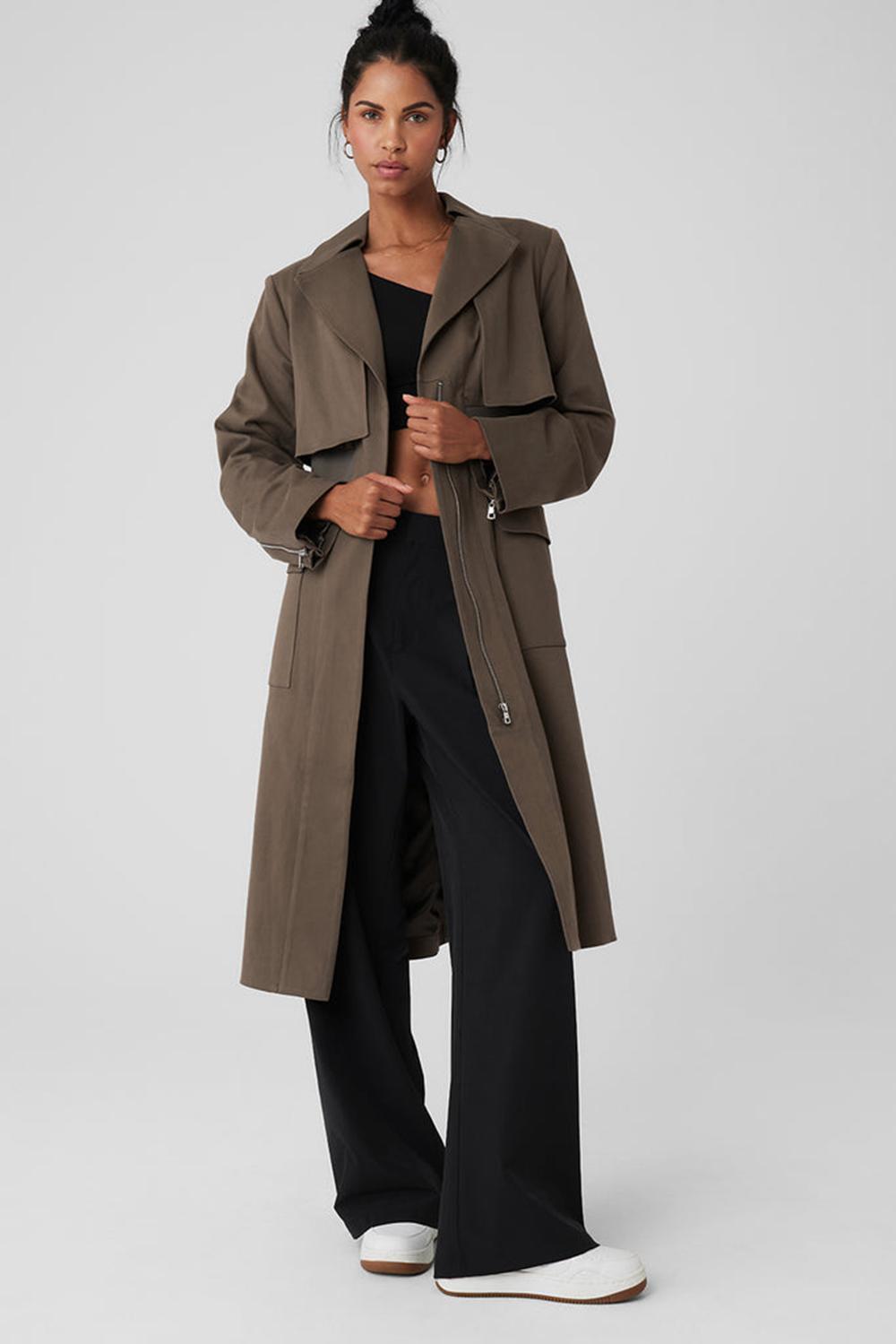 Alo Yoga Formation Donna Trench Verde Oliva | Italia  NXV-703126