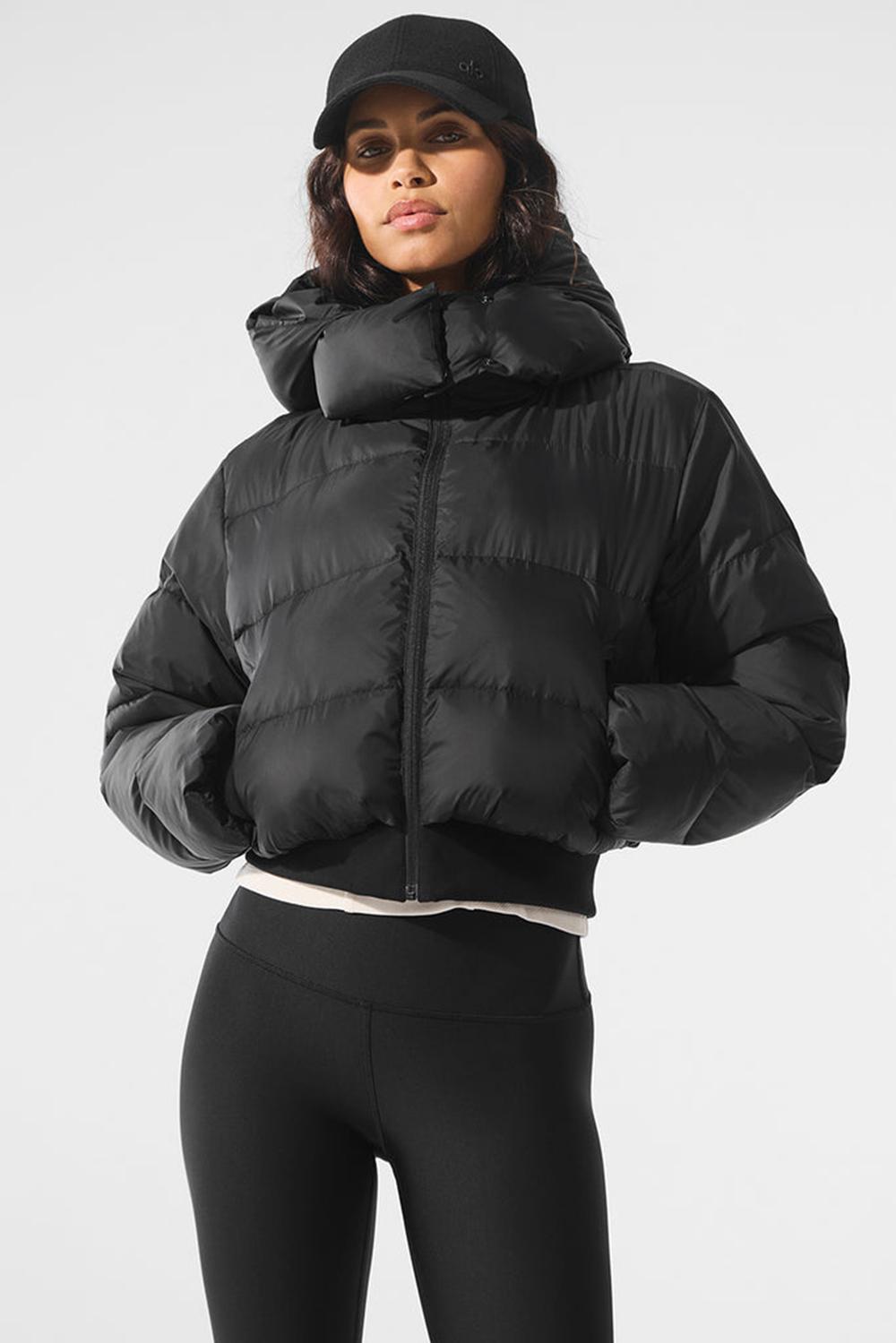 Alo Yoga Foxy Donna Giacca Nere | Italia  FQG-518349