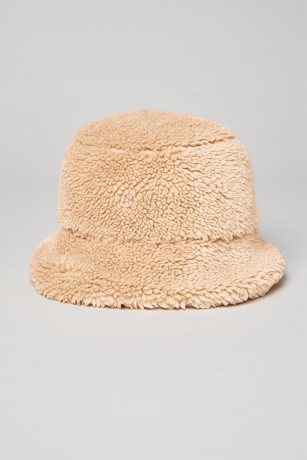 Alo Yoga Foxy Sherpa Donna Bucket Hat Camel | Italia  XIS-168402
