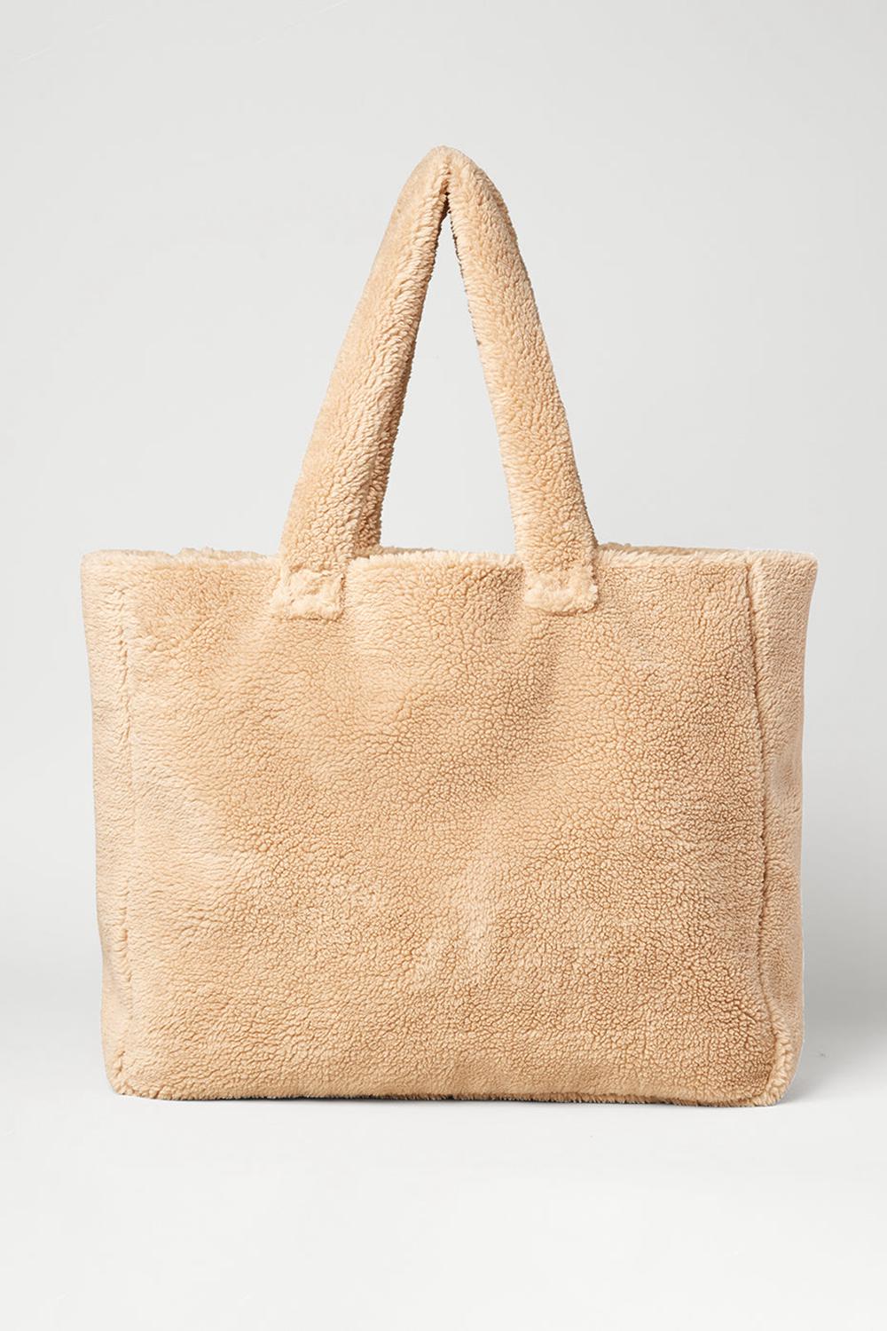 Alo Yoga Foxy Sherpa Donna Tote Camel | Italia  CNI-467831