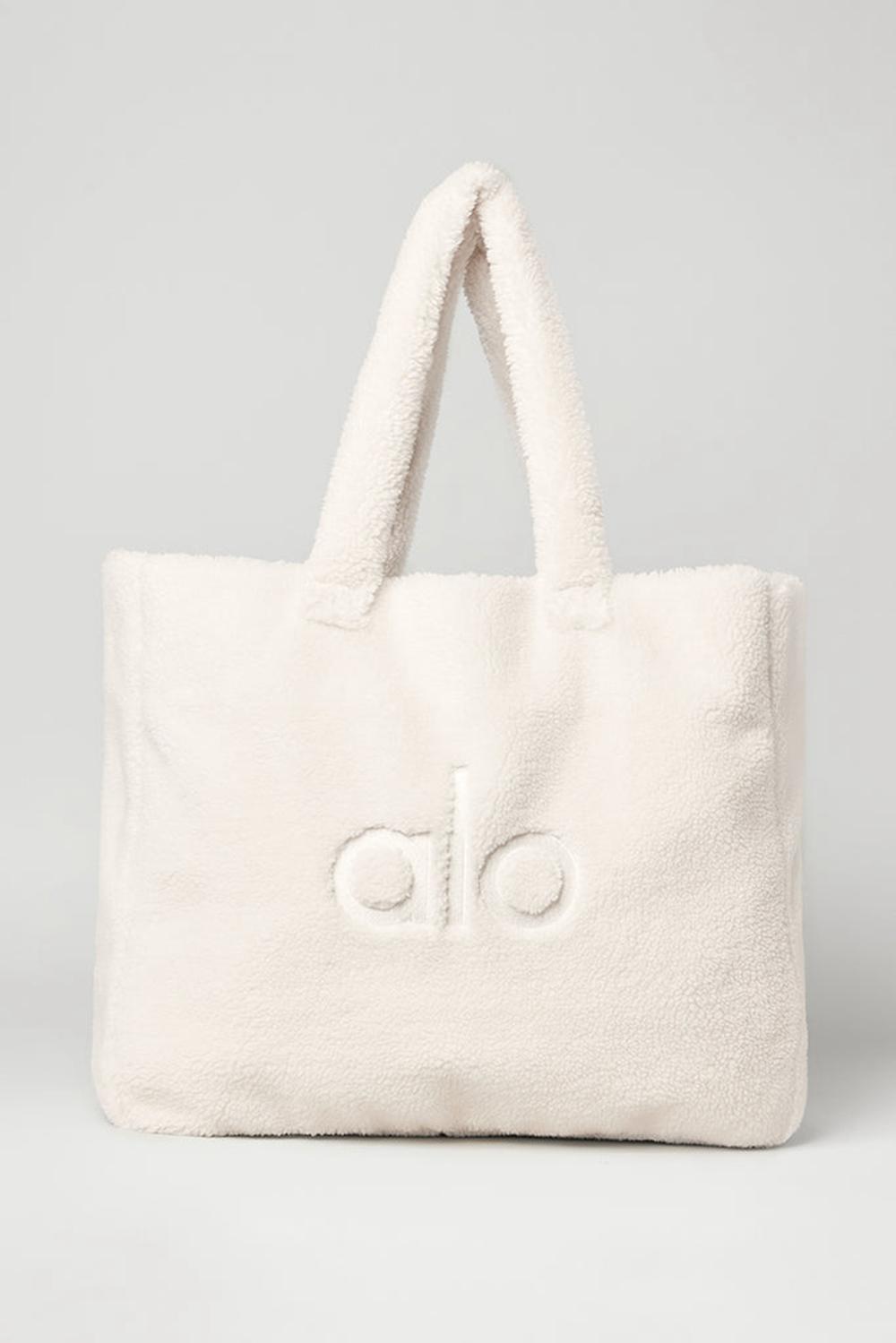 Alo Yoga Foxy Sherpa Donna Tote Ivory | Italia  DNR-751982