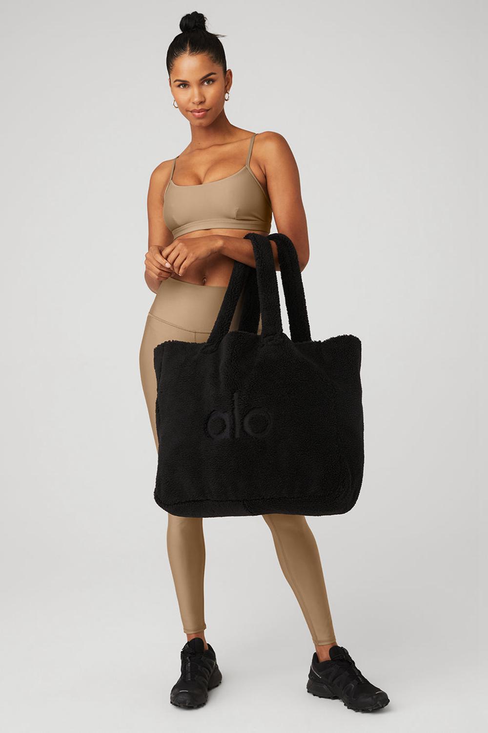Alo Yoga Foxy Sherpa Donna Tote Nere | Italia  FCD-015436
