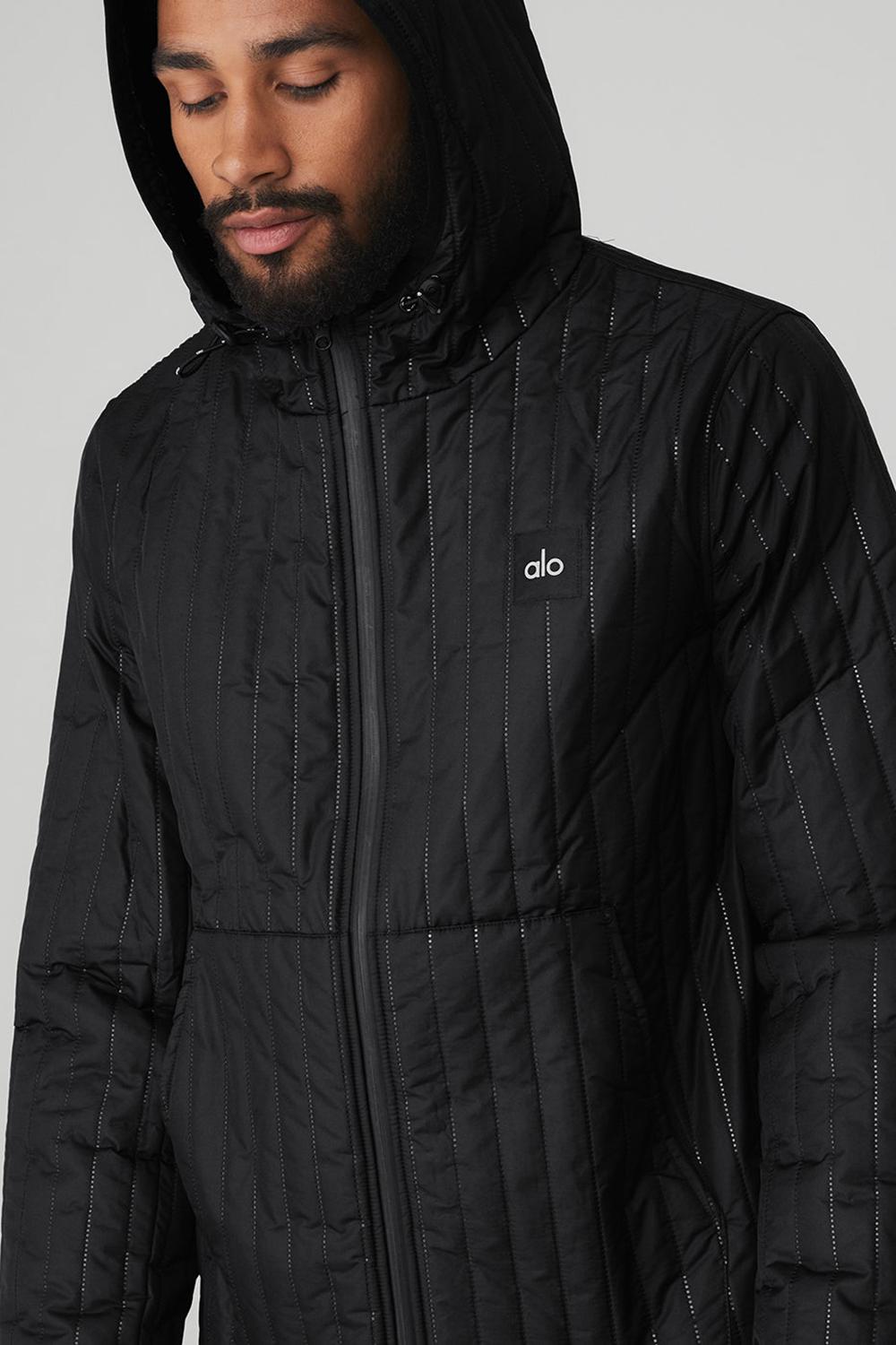 Alo Yoga Future Uomo Giacca Nere | Italia  PWU-605142