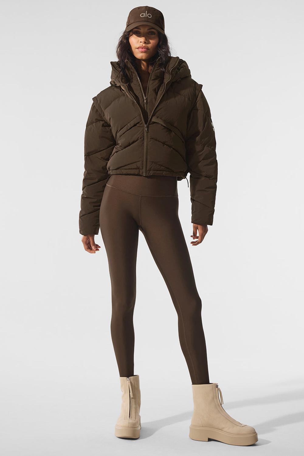 Alo Yoga Glacier Donna Giacca Puffer Espresso | Italia  NZY-346709