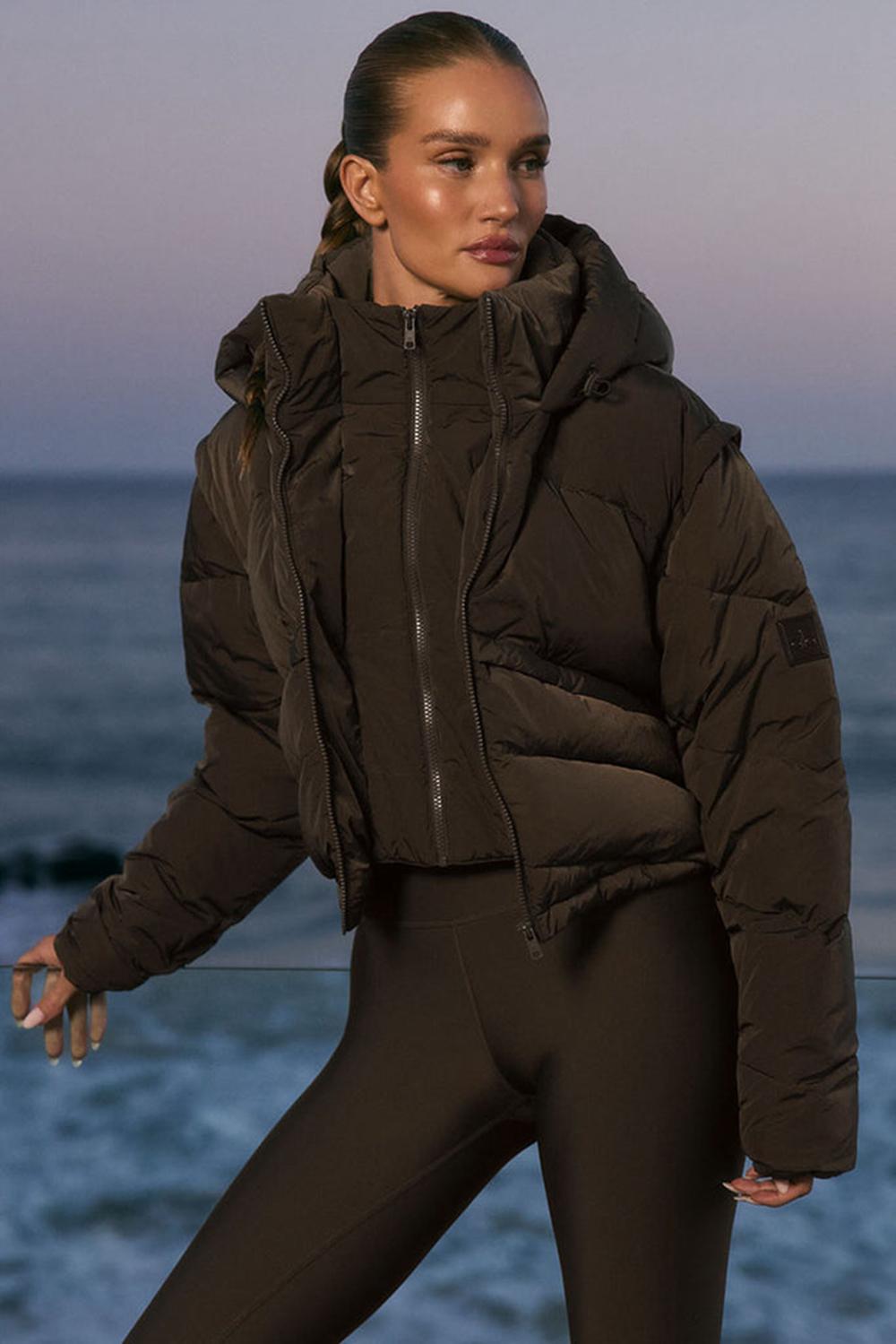 Alo Yoga Glacier Donna Giacca Puffer Espresso | Italia  NZY-346709