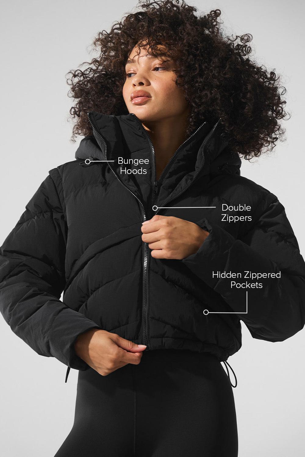 Alo Yoga Glacier Donna Giacca Puffer Nere | Italia  JAF-219468