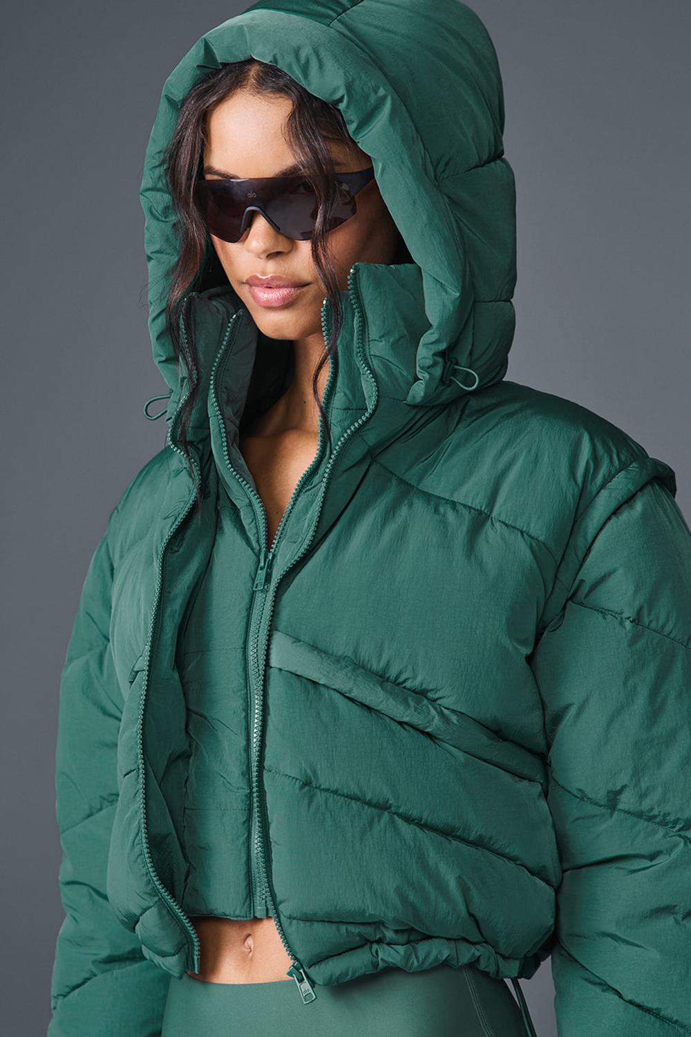 Alo Yoga Glacier Donna Giacca Puffer Winter Ivy | Italia  BNG-495867