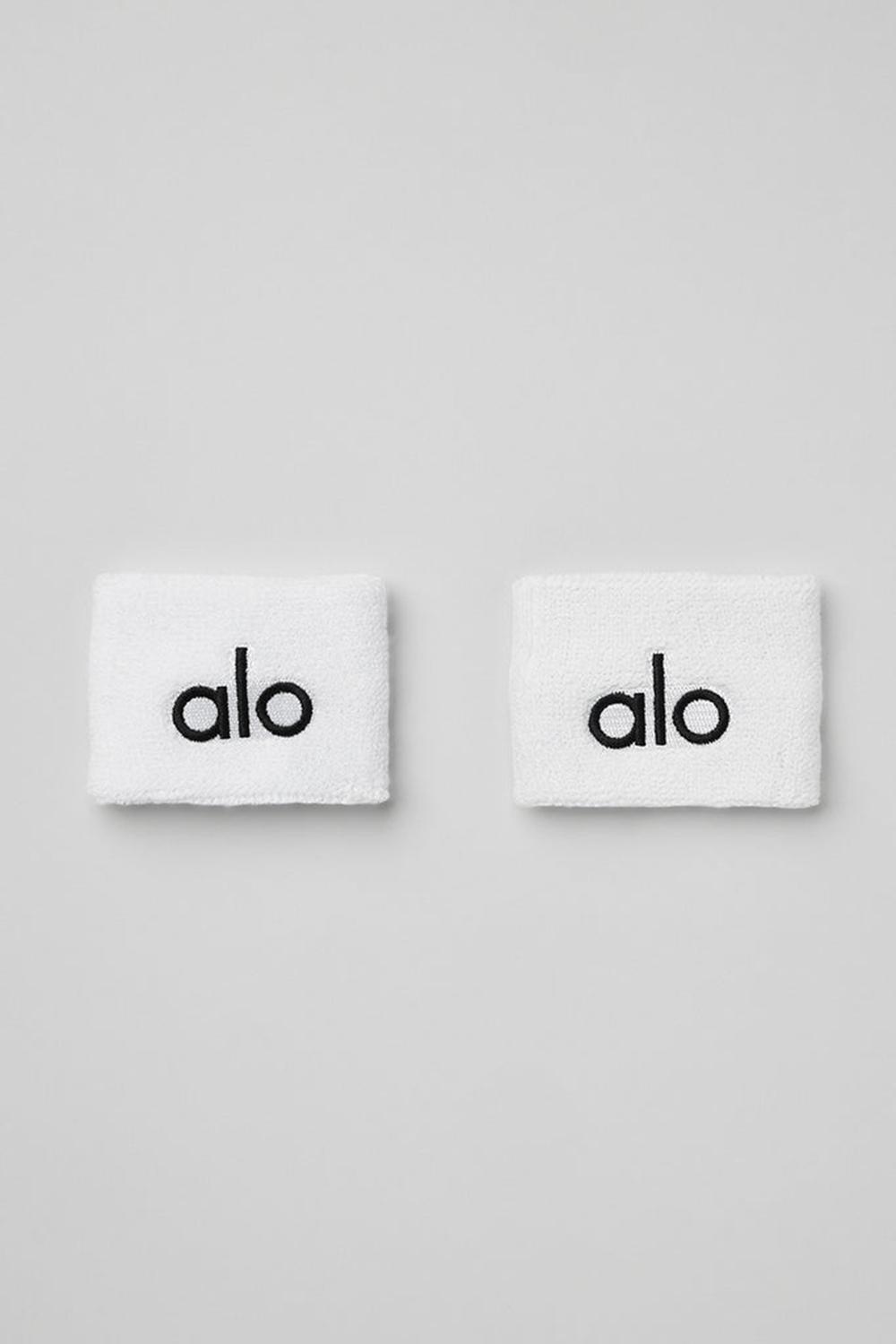 Alo Yoga Glow (2-Pack) Donna Wristband Bianche | Italia  LZV-761038