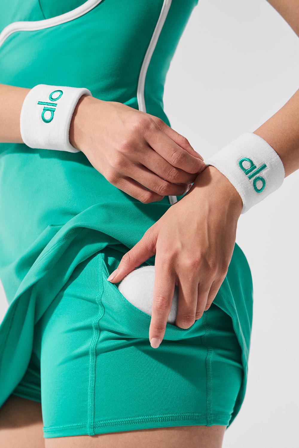 Alo Yoga Glow (2-Pack) Uomo Wristband Bianche Verdi | Italia  CTL-375184