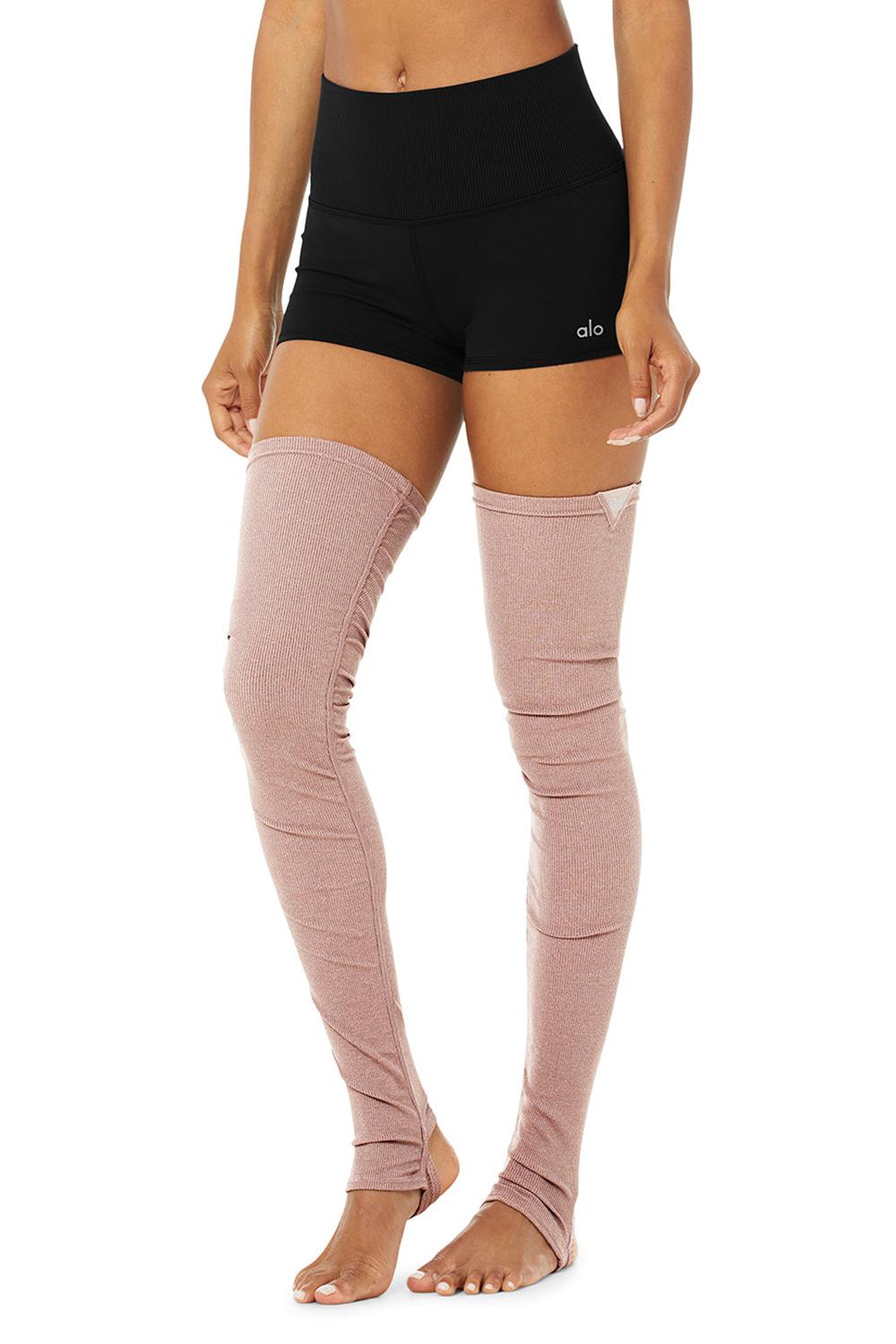 Alo Yoga Goddess Accessories Donna Scaldamuscoli Smoky Quartz Heather | Italia  EQG-583401