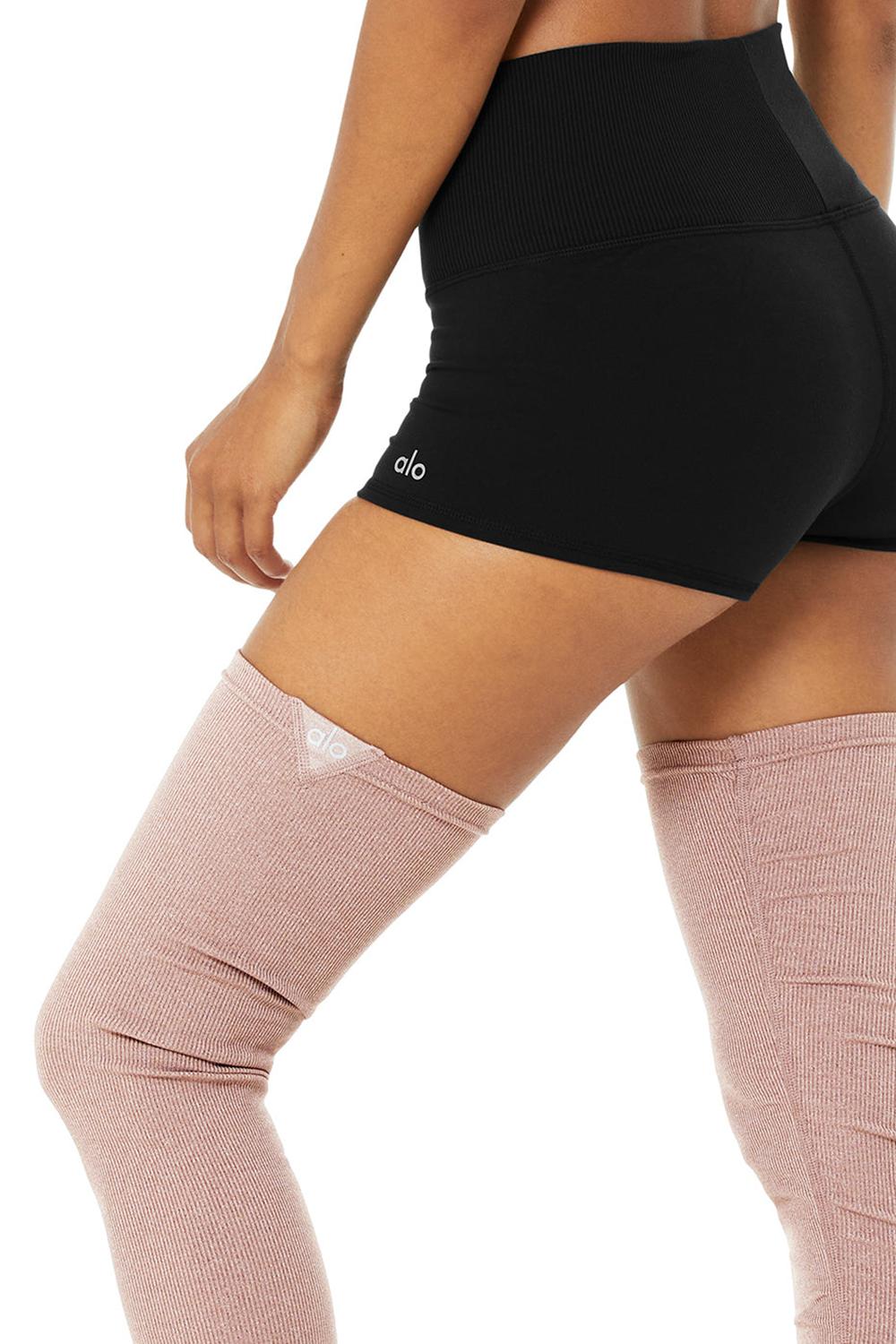 Alo Yoga Goddess Accessories Donna Scaldamuscoli Smoky Quartz Heather | Italia  EQG-583401