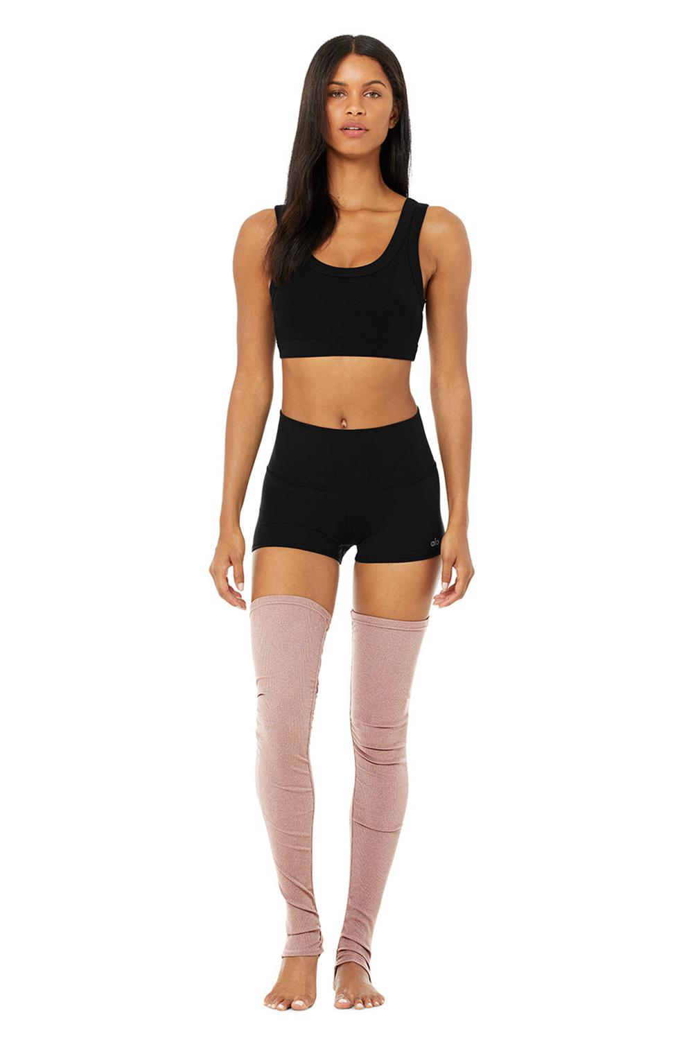 Alo Yoga Goddess Accessories Donna Scaldamuscoli Smoky Quartz Heather | Italia  EQG-583401