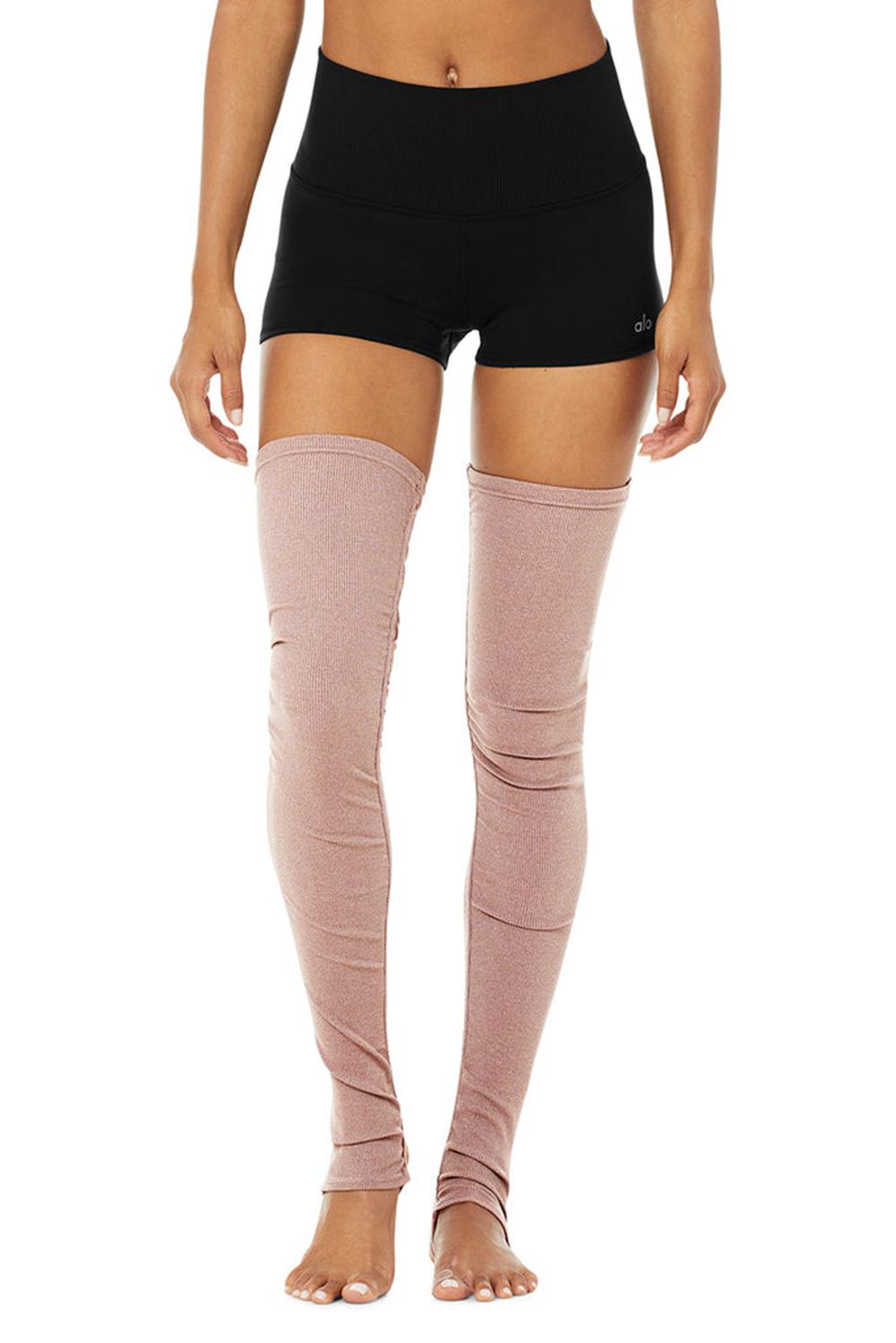 Alo Yoga Goddess Accessories Donna Scaldamuscoli Smoky Quartz Heather | Italia  EQG-583401