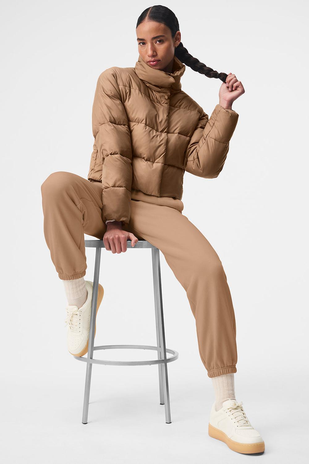 Alo Yoga Gold Rush Donna Giacca Puffer Toasted Almond | Italia  IEJ-628735