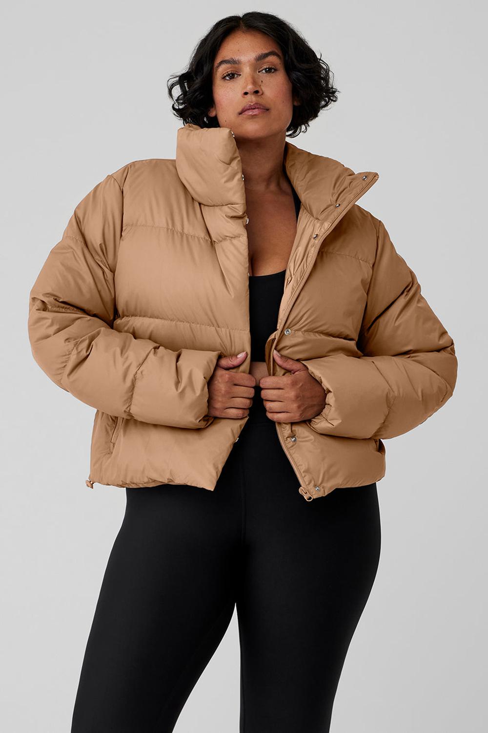 Alo Yoga Gold Rush Donna Giacca Puffer Toasted Almond | Italia  IEJ-628735