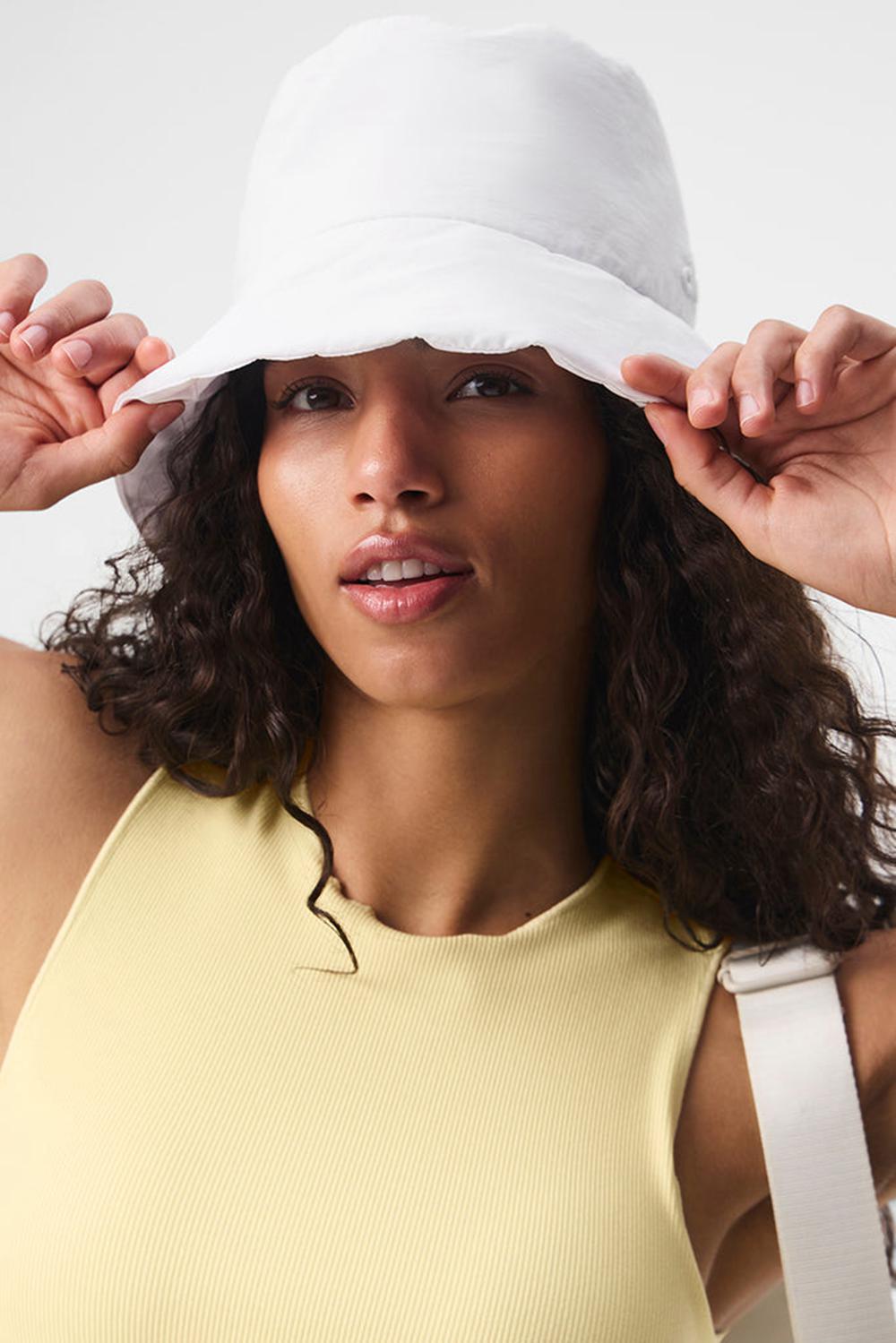 Alo Yoga Good Shade Donna Bucket Hat Bianche | Italia  KZM-583142