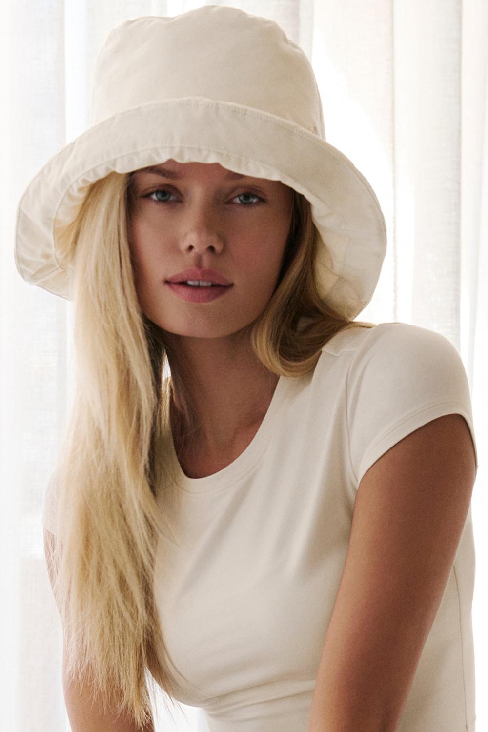 Alo Yoga Good Shade Donna Bucket Hat Oat Milk | Italia  LKE-973506
