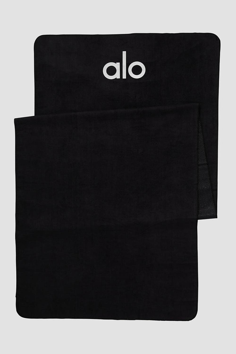 Alo Yoga Grounded No-Slip Uomo Towel Nere | Italia  DGB-301679