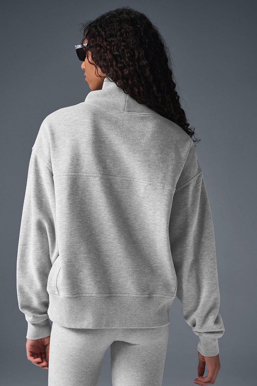 Alo Yoga Hazy Mock Neck Donna Pullover Grigie | Italia  FAY-489572