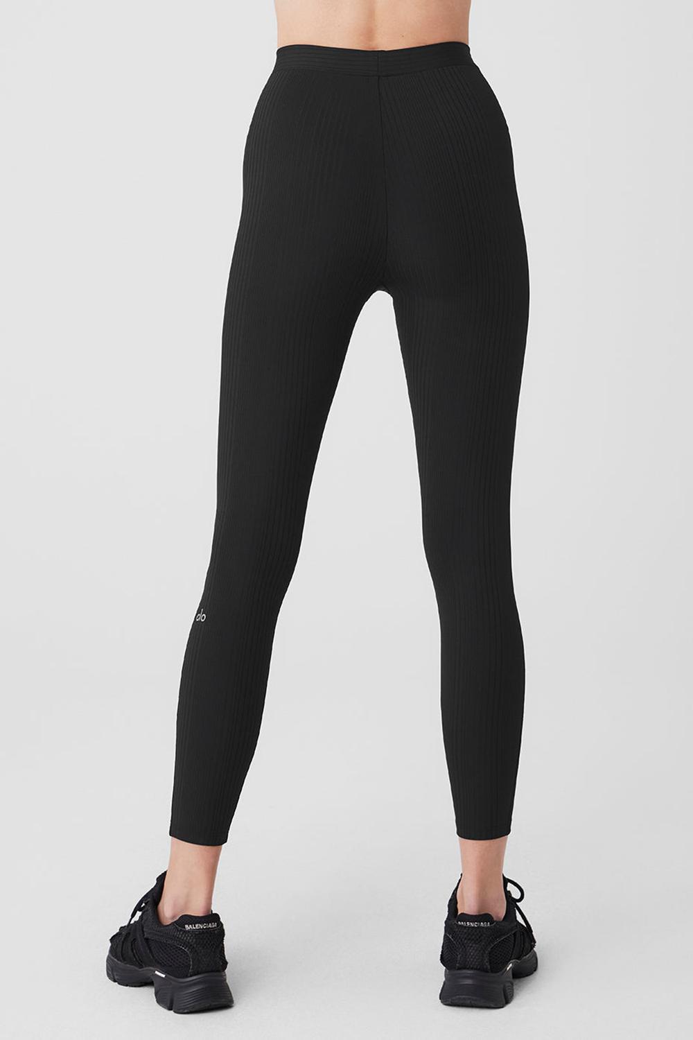 Alo Yoga High-Waist 7/8 Run It Back Donna Legging Nere | Italia  OUG-420351