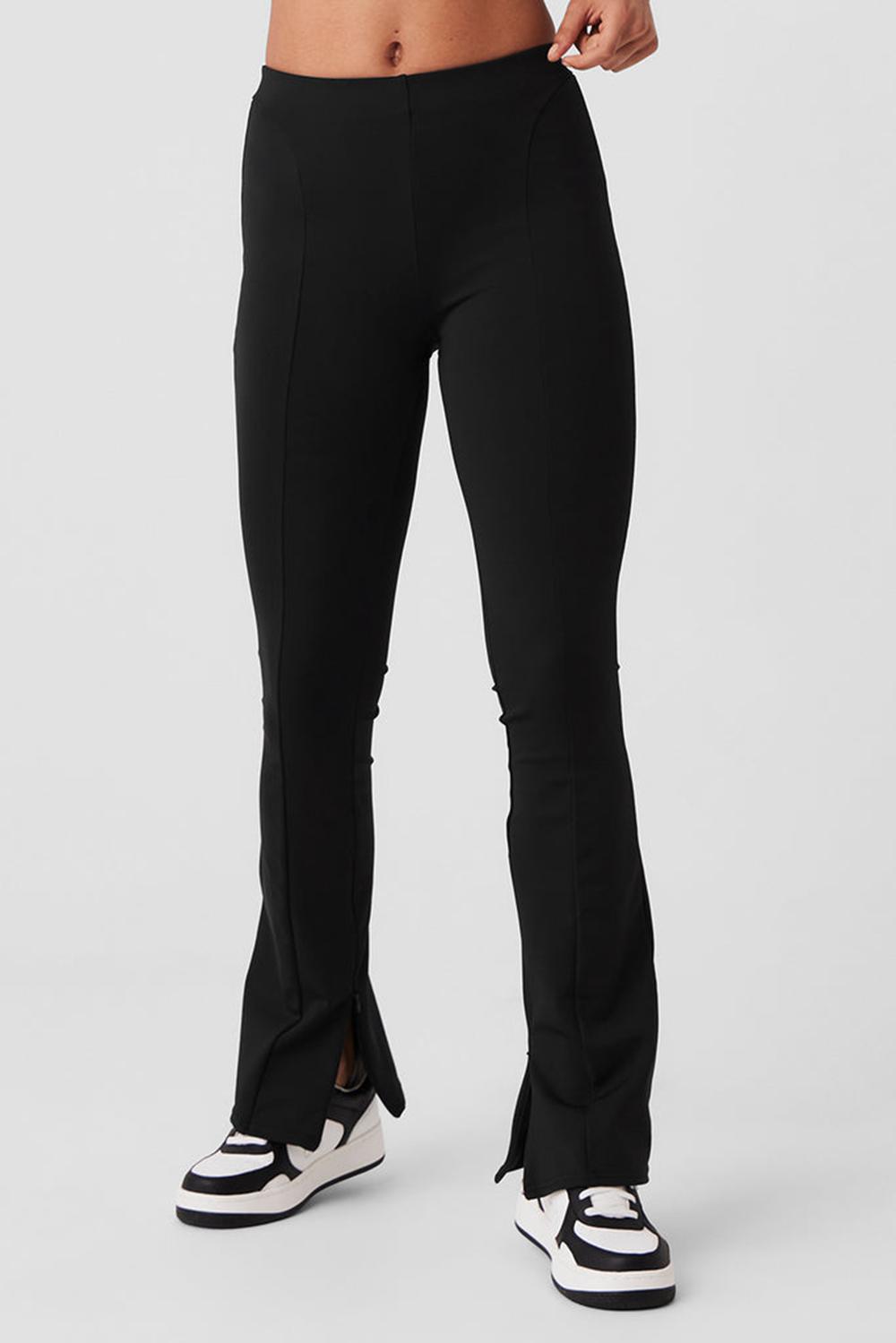 Alo Yoga High-Waist 7/8 Zip It Flare Donna Legging Nere | Italia  JCW-752693