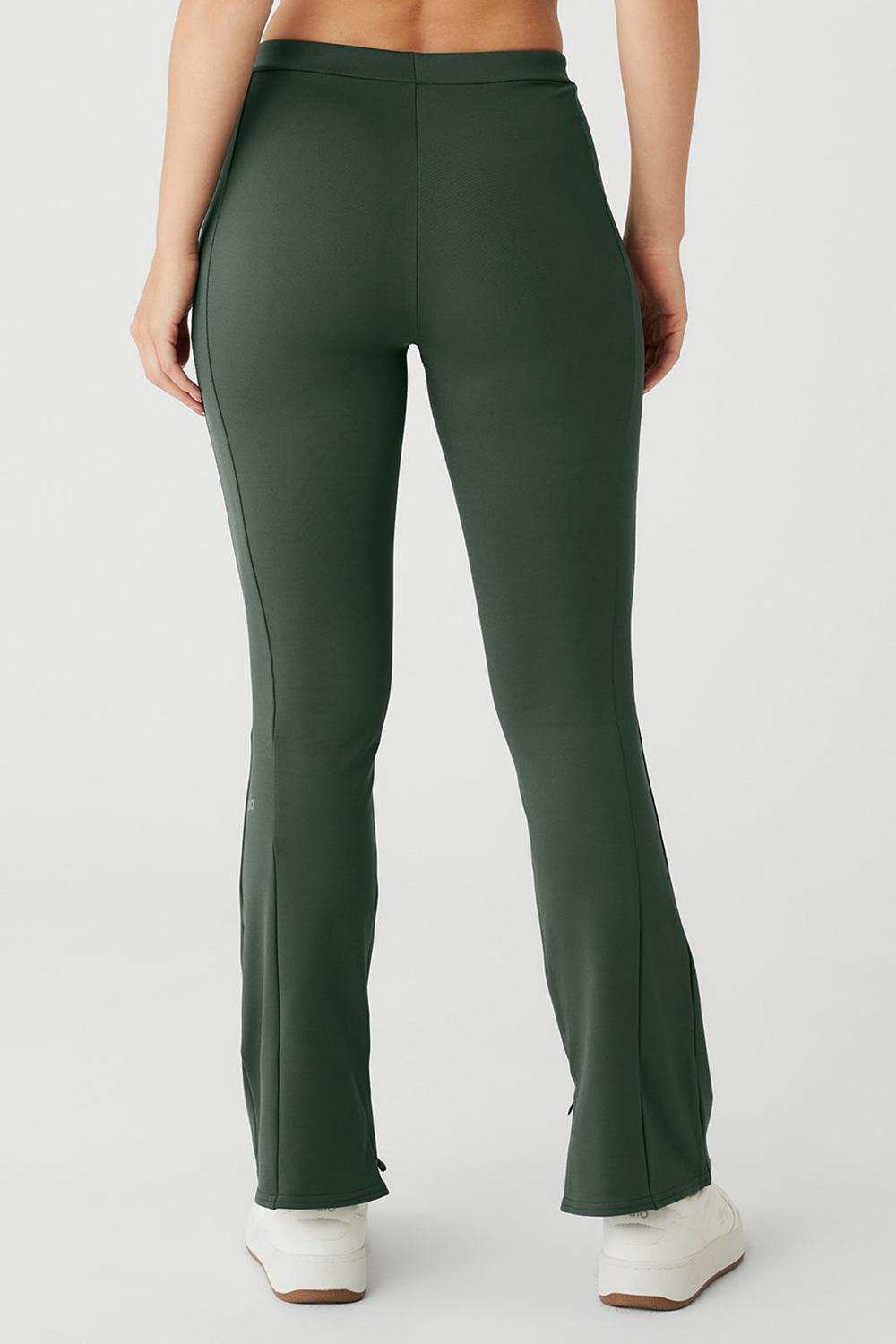 Alo Yoga High-Waist 7/8 Zip It Flare Donna Legging Corallo | Italia  AKM-524390