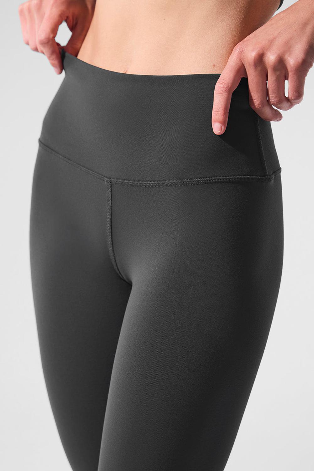 Alo Yoga High-Waist Airbrush Bottoms Donna Legging Anthracite | Italia  ROD-973146