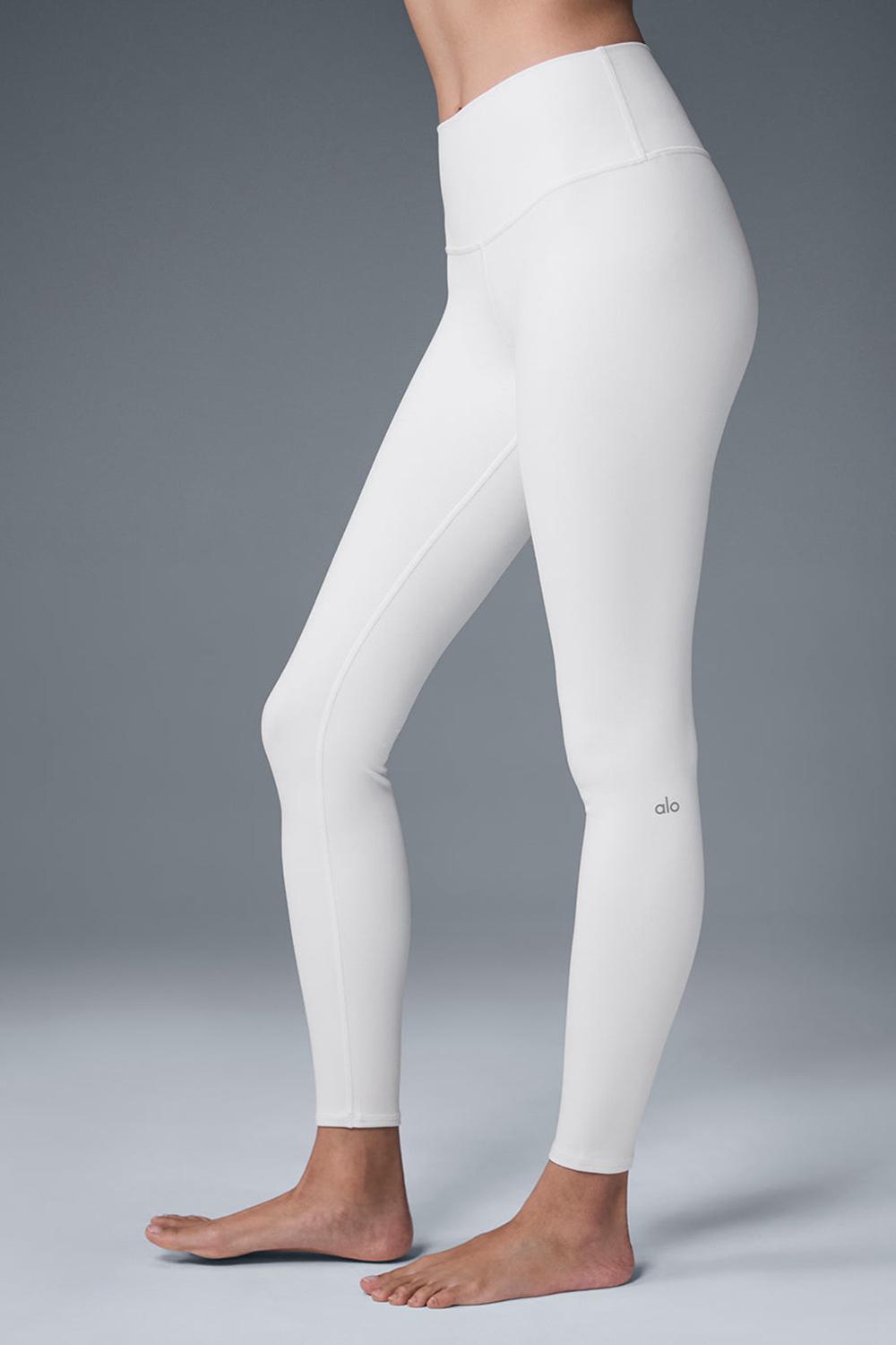 Alo Yoga High-Waist Airbrush Bottoms Donna Legging Bianche | Italia  IFW-078426
