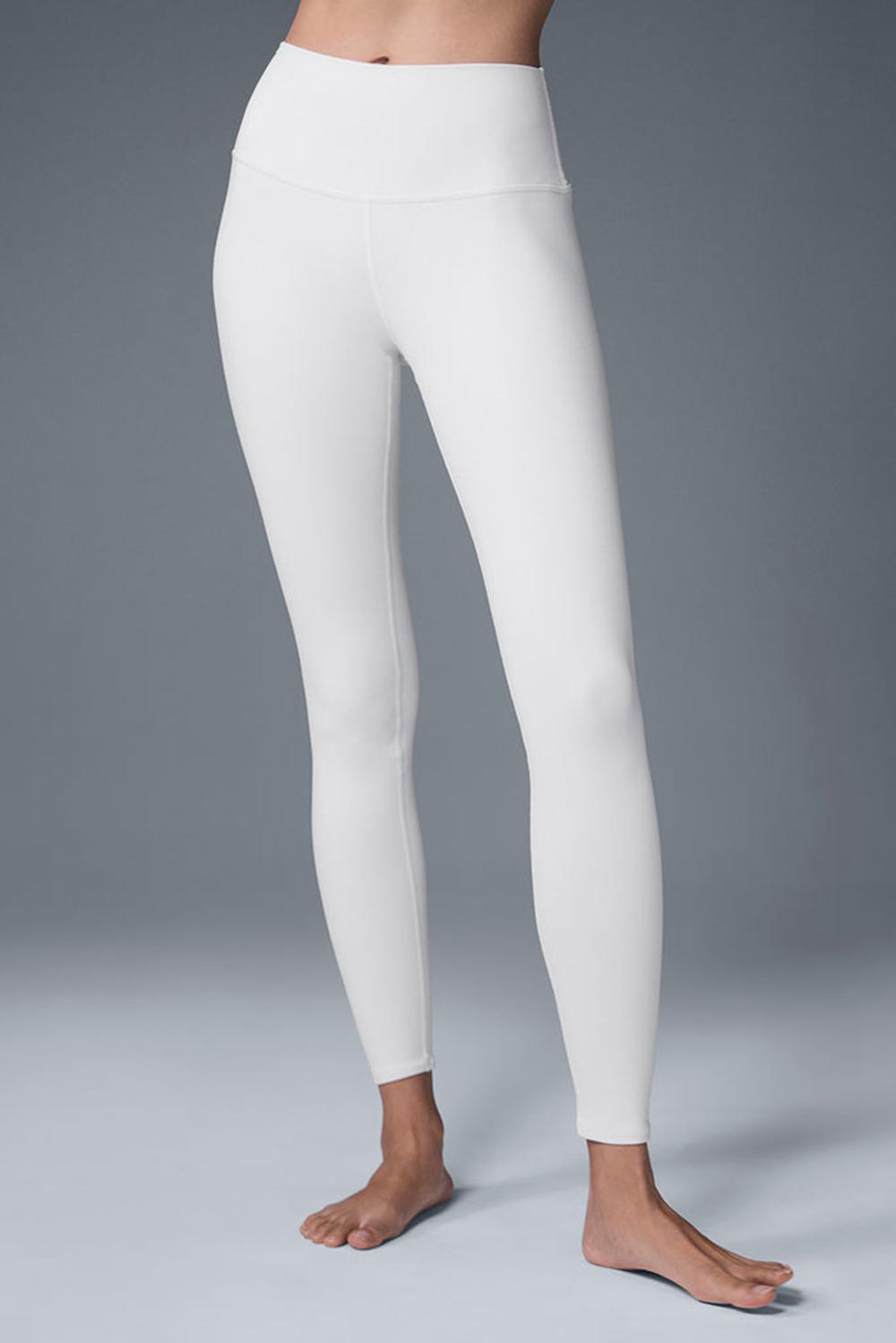 Alo Yoga High-Waist Airbrush Bottoms Donna Legging Bianche | Italia  IFW-078426