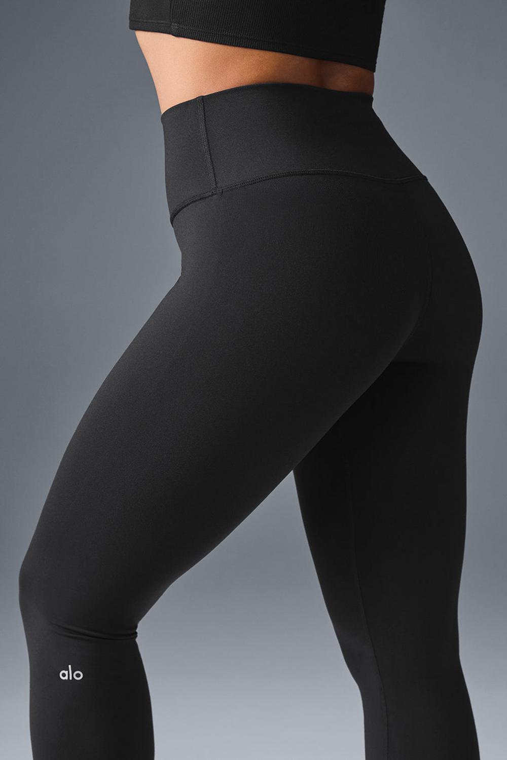 Alo Yoga High-Waist Airbrush Donna Legging Nere | Italia  FPM-104967