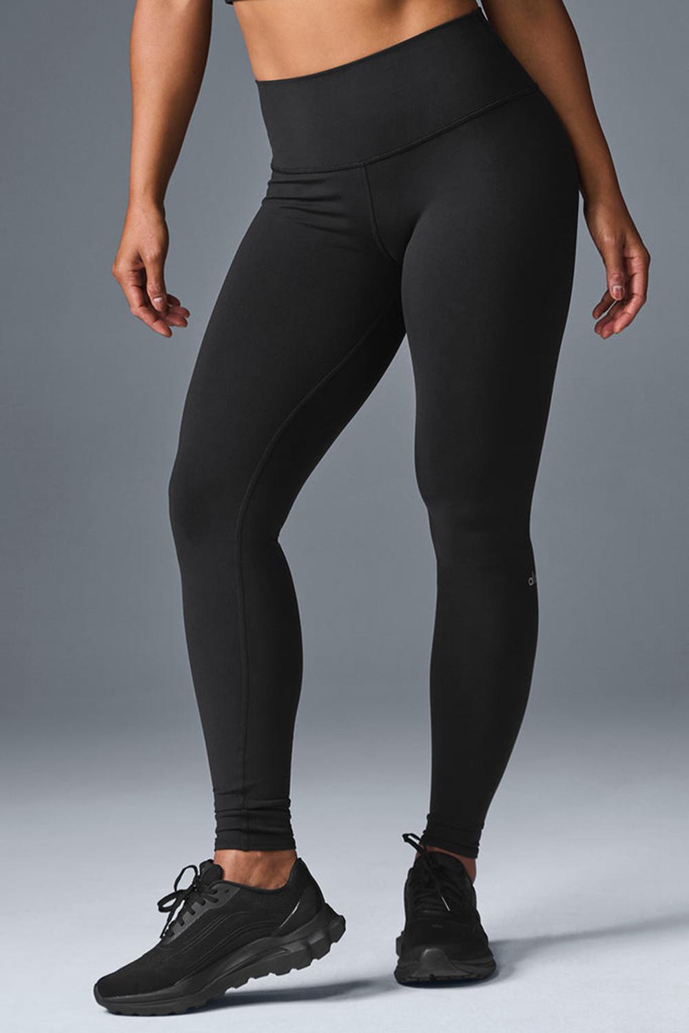 Alo Yoga High-Waist Airbrush Donna Legging Nere | Italia  FPM-104967