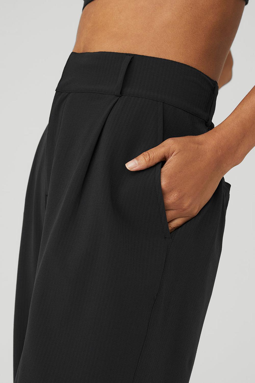 Alo Yoga High-Waist Dreamscape (Long) Donna Pant Nere | Italia  RFM-056471